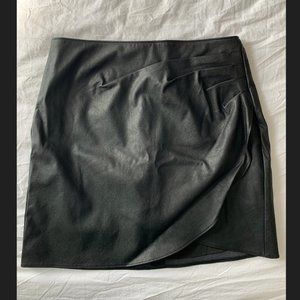 Abercrombie Vegan Leather Mini Skirt